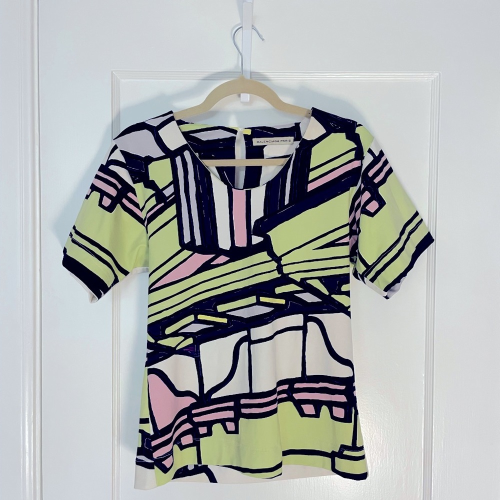 Balenciaga multicolor top